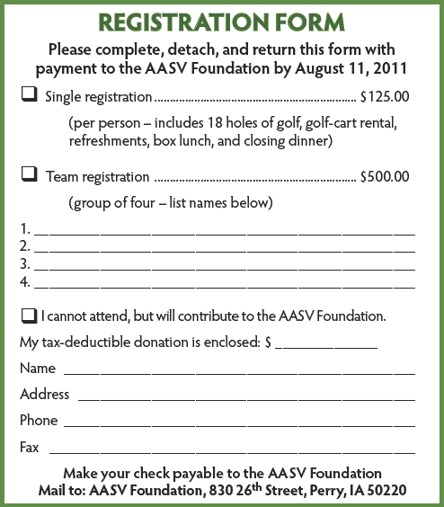 registration form