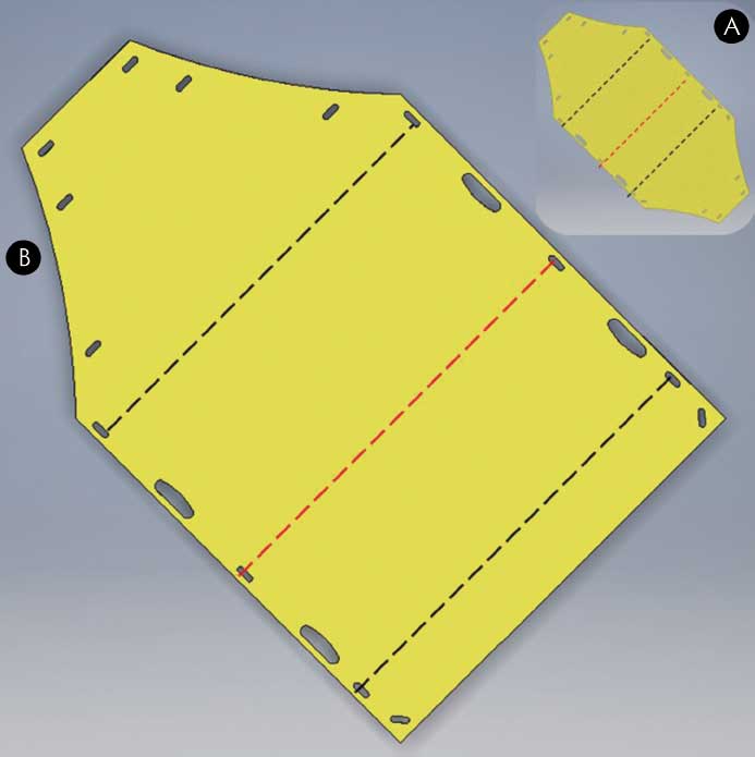 Figure 1: The HMH sked rescue system